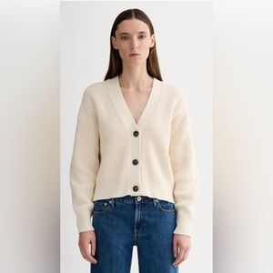 New Everlane The Organic Cotton Relaxed Cardigan in Canvas Size M